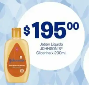 Supermercados DIA Johnson's Jabon Liquido Glicerina x 200ml oferta