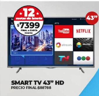 Supermayorista Vital Smart tv 43 oferta