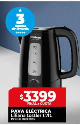 Supermayorista Vital Pava eléctrica liliana tostler oferta