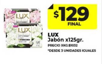 Supermayorista Vital Lux jabón oferta