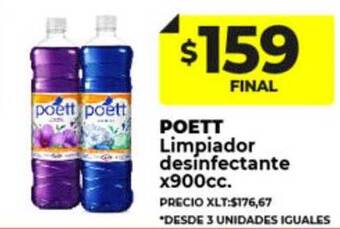 Supermayorista Vital Poett limpiador desinfectante oferta