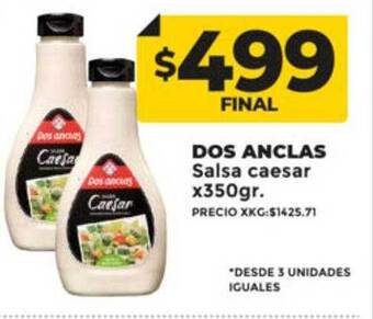 Supermayorista Vital Dos anclas salsa caesar oferta
