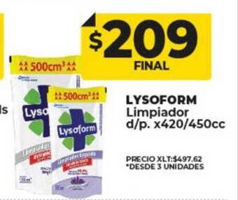 Supermayorista Vital Lysoform limpiador d p oferta