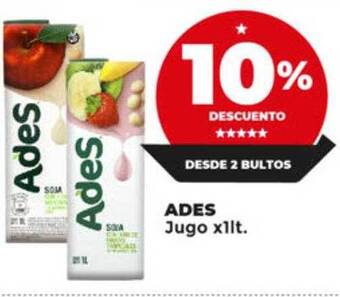 Supermayorista Vital Ades jugo 10% descuento oferta