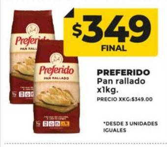 Supermayorista Vital Preferido pan rallado oferta