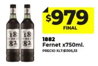 Supermayorista Vital 1882 Fernet x 750ml oferta
