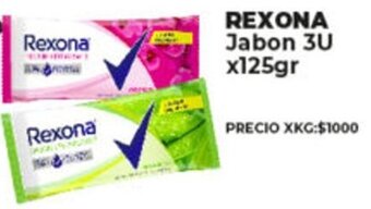 Supermayorista Vital Rexona Jabon 3u x 125g oferta