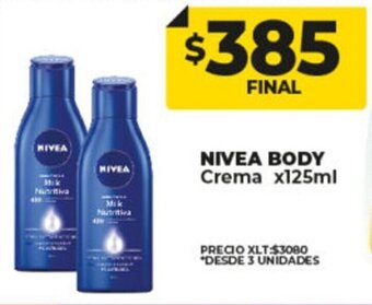 Supermayorista Vital Nivea Body Crema x 125ml oferta