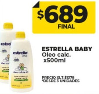 Supermayorista Vital Estrella Baby Oleo calc. x 500ml oferta