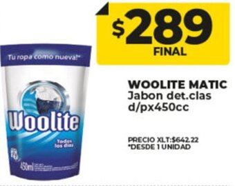 Supermayorista Vital Woolite Matic Jabon Det. clas d/p x 450cc oferta