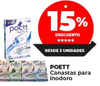 Supermayorista Vital Poett Canastas para Inodoro oferta