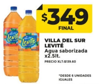 Supermayorista Vital Villa del Sur Levité Agua saborizada x 2.5lt oferta