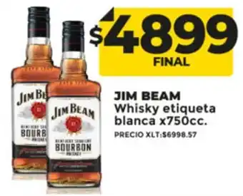 Supermayorista Vital Jim Beam Whisky etiqueta balnca x 750cc oferta