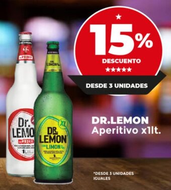 Supermayorista Vital Dr. Lemon Aperitivo x 1lt oferta