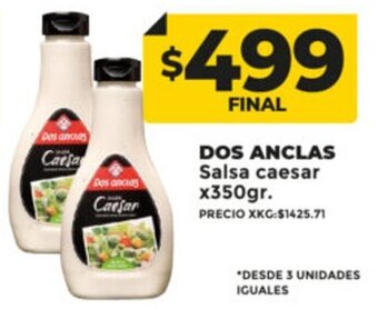 Supermayorista Vital Dos Anclas Salsa caesar x 350g oferta