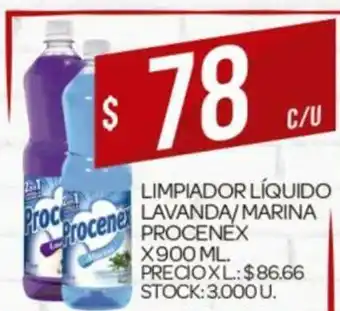 Supermercados DIA Procenex Limpiador Liquido Lavanda/Marina x 900ml oferta