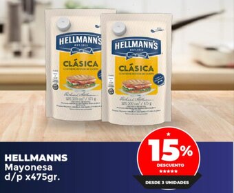 Supermayorista Vital Hellmann's Mayonesa d/p x 475g oferta