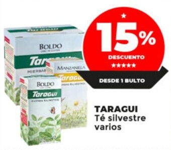 Supermayorista Vital Taragui Té Silvestre varios oferta