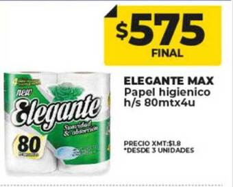 Supermayorista Vital Elegante max papel higienico h s oferta