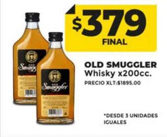 Supermayorista Vital Old smuggler whisky oferta