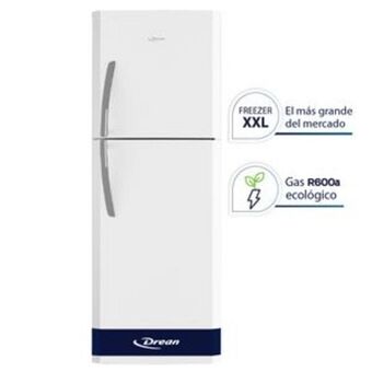 Frávega Heladera cíclica drean hdr400f00b 397l blanco oferta