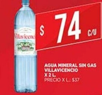 Supermercados DIA Agua Mineral Sin Gas Villavicencio x 2L oferta