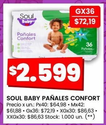 Changomas Soul baby pañales confort oferta
