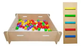 Frávega Pelotero y rampa - tobogan - montessori - combo increíble! oferta