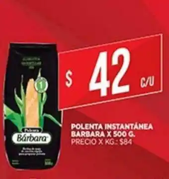 Supermercados DIA Polenta Instantánea Barbara x 500g oferta