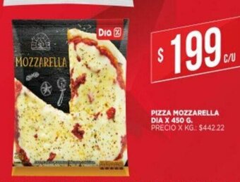 Supermercados DIA Pizza Mozzarella Dia x 450g oferta