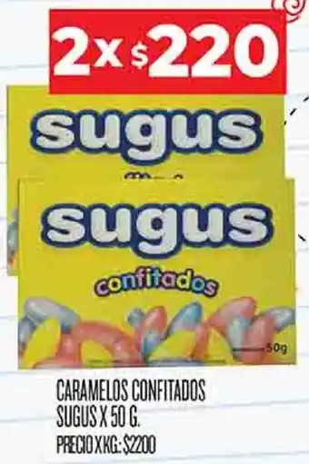 Supermercados DIA Caramelos Confitados Sugus 2x50g oferta