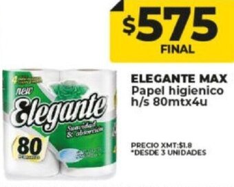 Supermayorista Vital ELegante Max Papel Higiénico h/s.80mt.x4u oferta