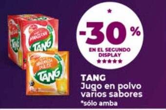Supermayorista Vital Tang jugo en polvo varios sabores oferta
