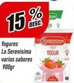 Supermercados Comodin Yogures la serenisima varios sabores 15% desc oferta