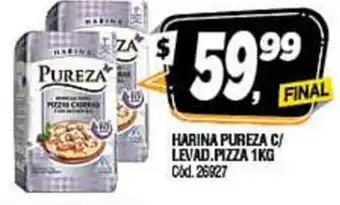 Supermercados Yaguar Pureza Harina C/Levad.Pizza 1kg oferta