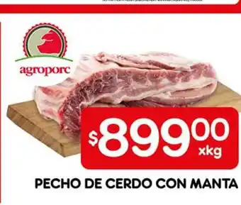 Supermercados Toledo Pecho de cerdo con manta oferta