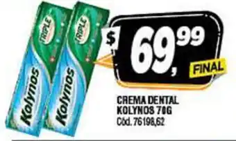 Supermercados Yaguar Kolynos Crema Dental 70g oferta