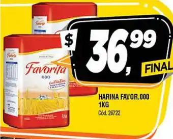 Supermercados Yaguar Favor Harina. 000 1kg oferta