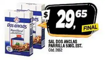 Supermercados Yaguar Dos Anclas Sal Parilla 500g Est oferta