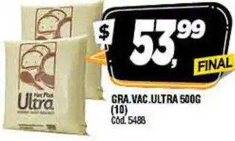 Supermercados Yaguar Ultra Gra.Vac 500g(10) oferta