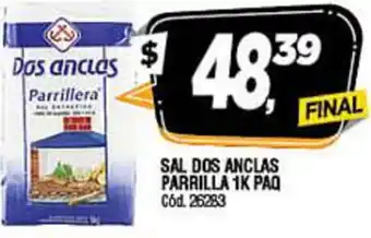 Supermercados Yaguar Dos Anclas Sal Parilla 1K Paq oferta
