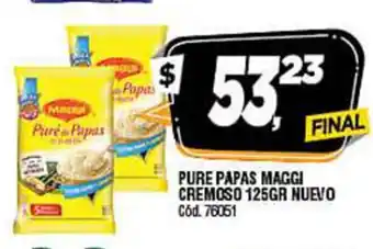 Supermercados Yaguar Pure Papas Maggi Cremoso 125gr Nuevo oferta
