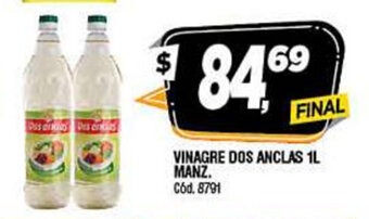 Supermercados Yaguar Dos Anclas Vinagre 1L Manz oferta
