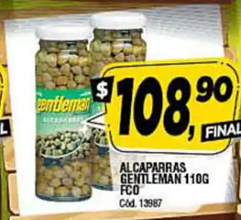 Supermercados Yaguar Gentleman Alcaparras 110g Fco oferta