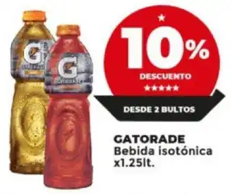 Supermayorista Vital Gatorade Bebida Isotónica x 1.25lt oferta