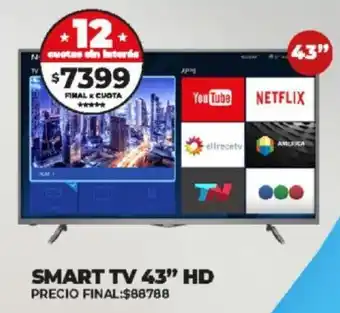 Supermayorista Vital Smart TV 43" HD oferta