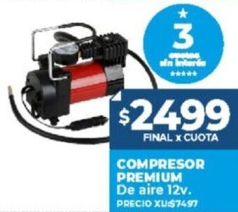 Supermayorista Vital Compresor Premium de Aire 12V oferta