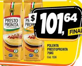 Supermercados Yaguar Prestopronta Polenta 750g oferta