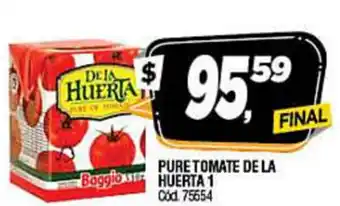 Supermercados Yaguar De la Huerta Pure Tomate 1 oferta