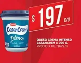Supermercados DIA Casancre, Queso Crema Intenso x 290g oferta